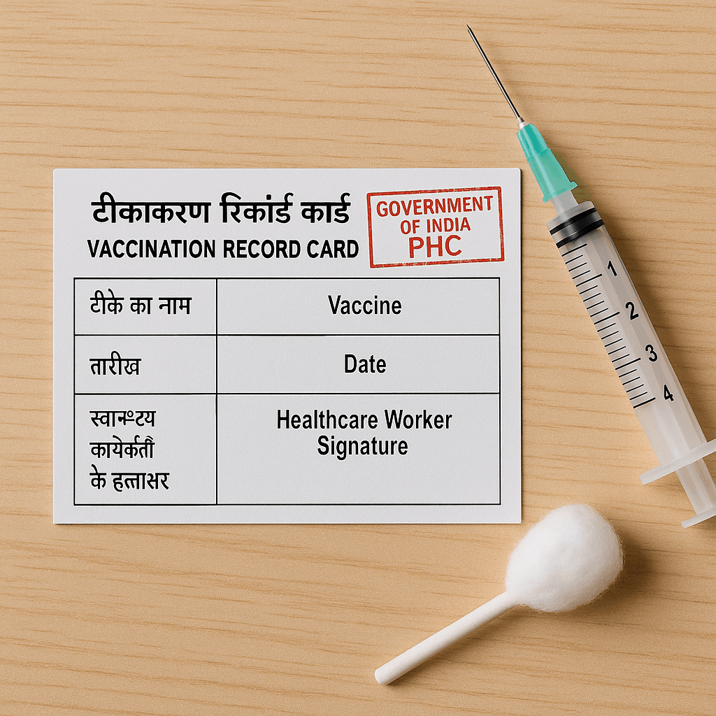 Indian Vaccination Record
